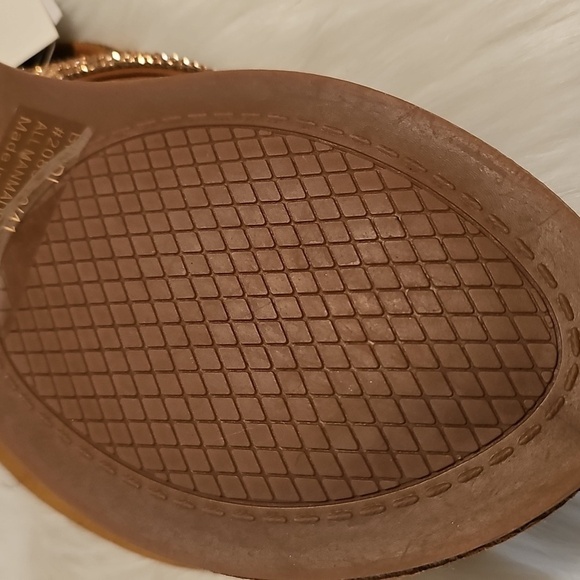 Seven 7 Flip flops womans size 10 rose gold rhinestone straps new with tag - Picture 4 of 7